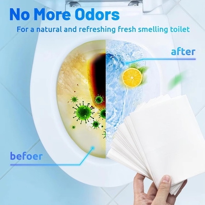 Quick Dissolve Toilet Cleaning Sheets Toilet Cleaning Strips Lightweight
