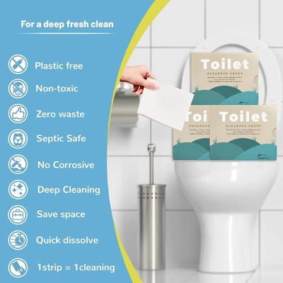 Deep Cleaning Toilet Cleaning Sheets Toilet Cleaning Strips Convenient Hypoallergenic