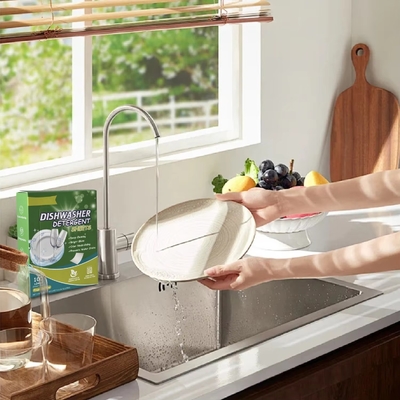 Dishwasher Sheets No Residue Household Cleaning Easy Use Eco Friendly