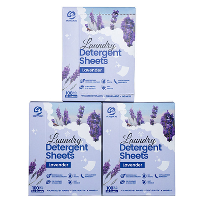 Baby Formula Clean Plant Based Laundry Detergent Sheets Strips Laundry Sheets