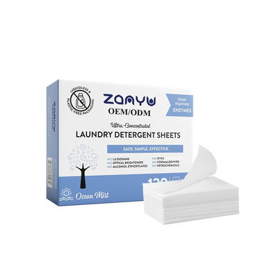 Laundry Sheets 36 Sheet Deep Cleaning Fresh Laundry Tablet Organic Detergent