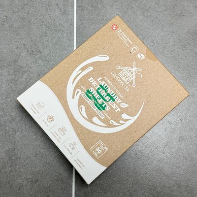 Bandes de détergent à lessive solides et écologiques, concentrées, en feuilles, comprimés de nettoyage jetables